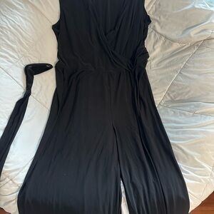 Emma & Michele Black Sleeveless Jumpsuit